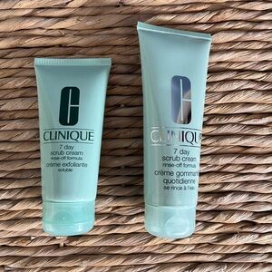 Clinique 7 Day Scrub Cream Bundle NEW